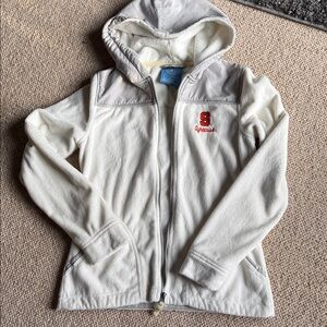 Syracuse Apparel Cream Hooded Jacket-XS